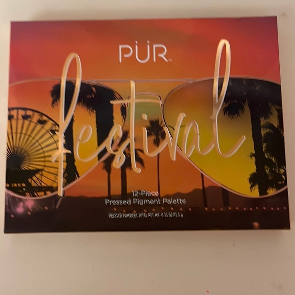 PÜR Festival Eyeshadow Palette NEW and never used